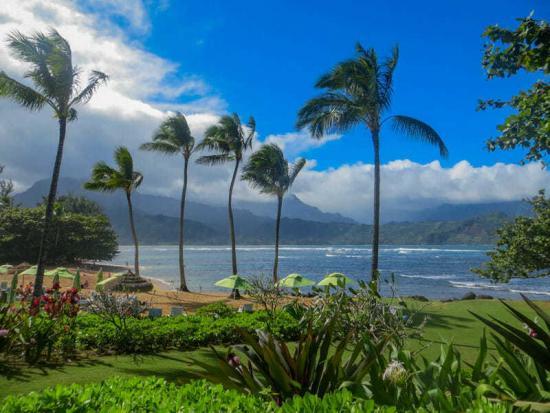 St. Regis Princeville Beach and Mountain View