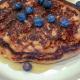 Healthier Blueberry Pancakes