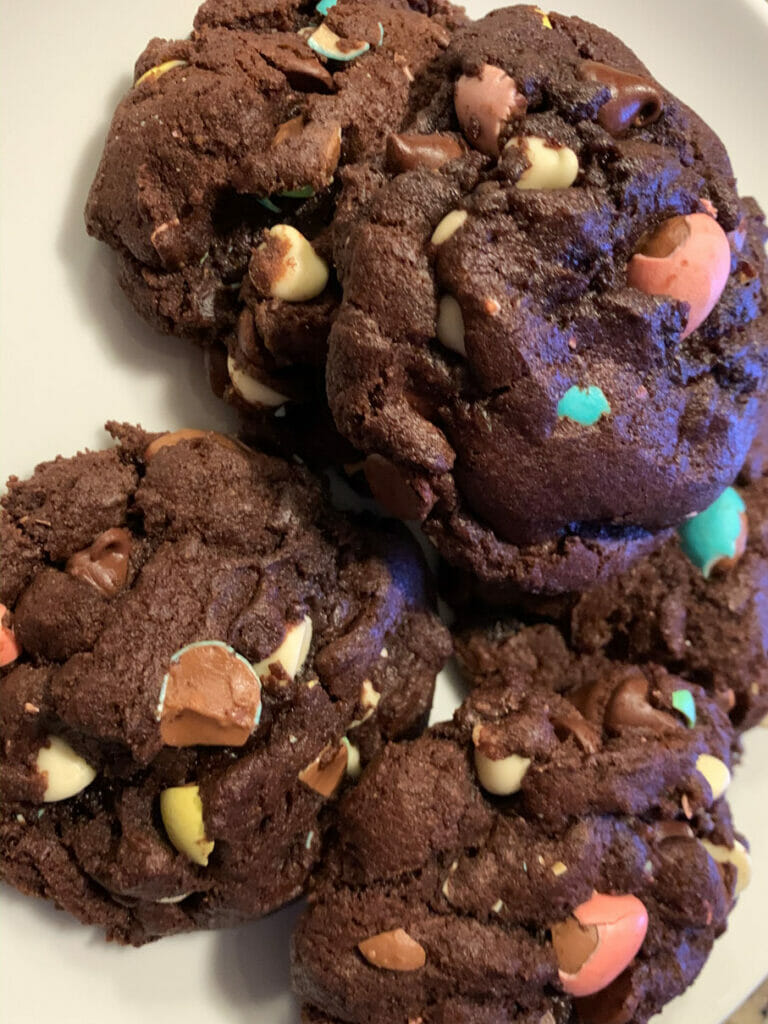 Chocolate Mini Egg Cookies