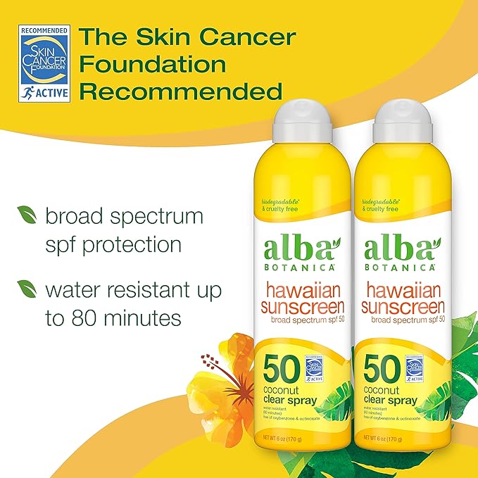 Alba Botanica Sunscreen Spray SPF50